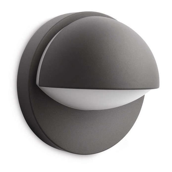 Philips - Spoljašnja zidna lampa 1xE27/12W/230V IP44 antracit