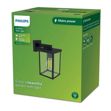 Philips - Spoljašnja zidna lampa BELLINI 1xE27/25W/230V IP44