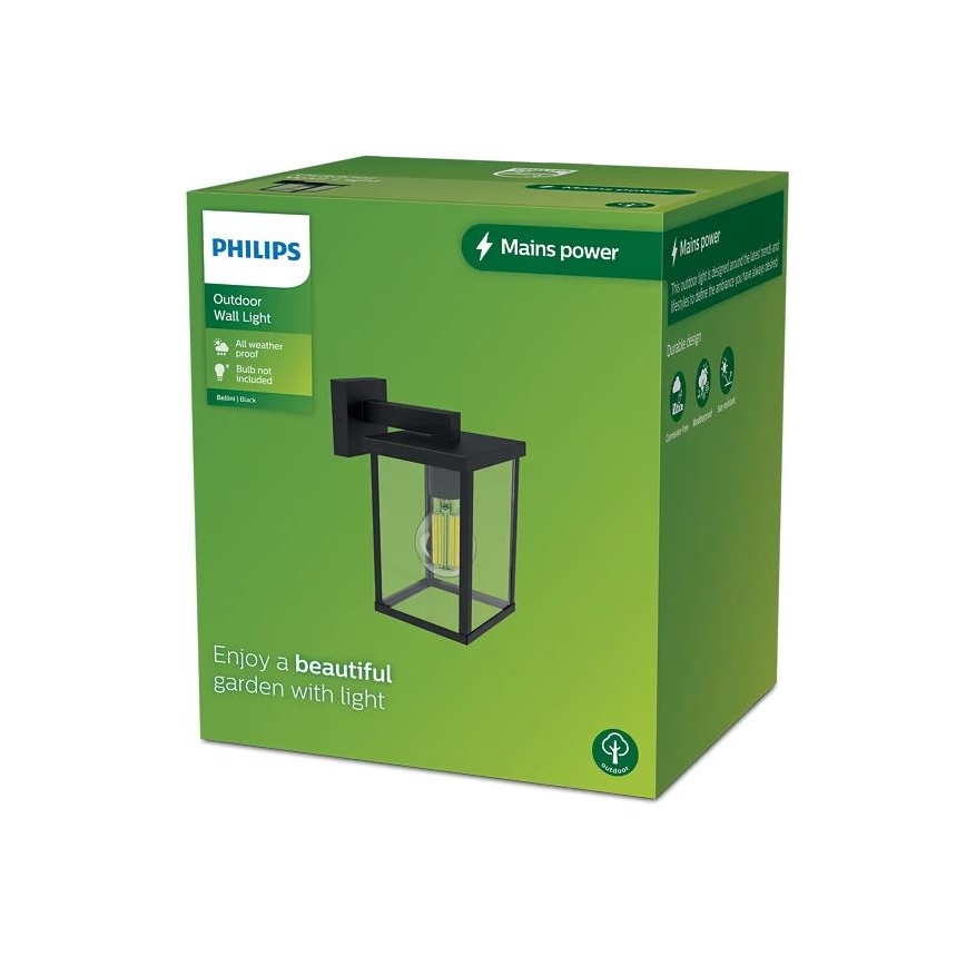 Philips - Spoljašnja zidna lampa BELLINI 1xE27/25W/230V IP44