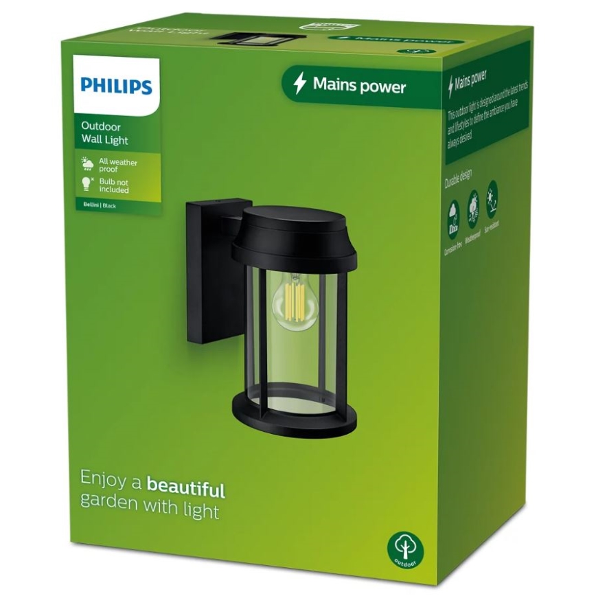 Philips - Spoljašnja zidna lampa BELLINI 1xE27/25W/230V IP44