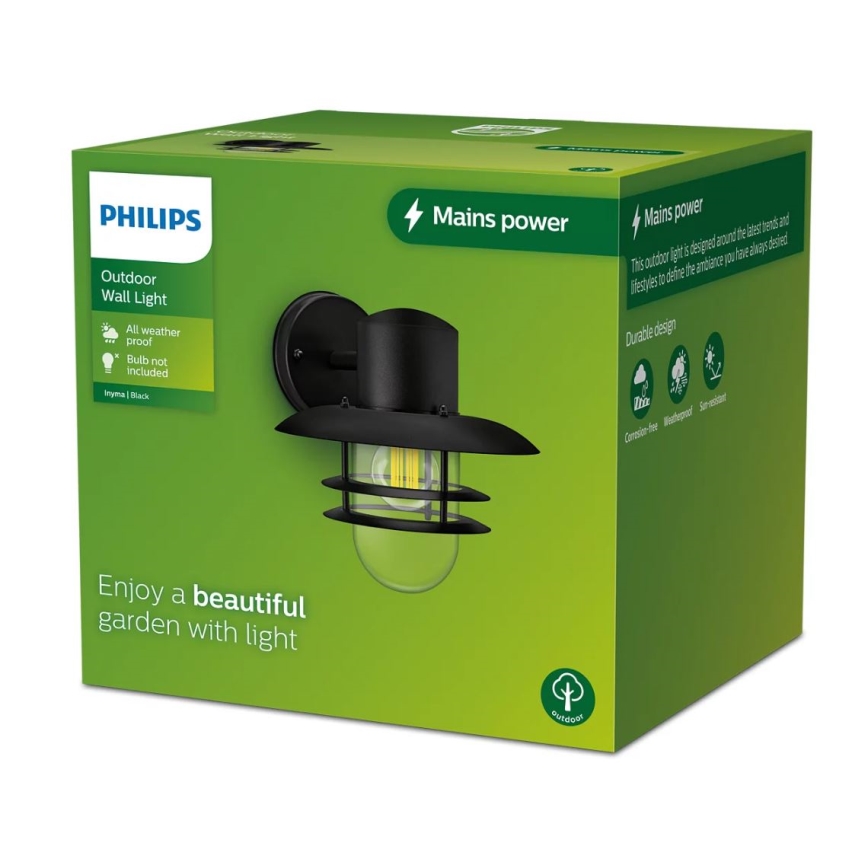 Philips - Spoljašnja zidna lampa INYMA 1xE27/25W/230V IP44