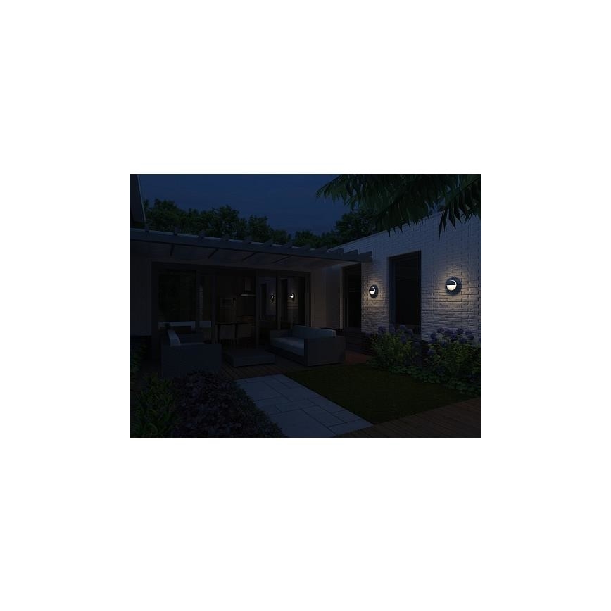 Philips - Spoljašnja zidna lampa JUNE 1xE27/12W/230V IP44