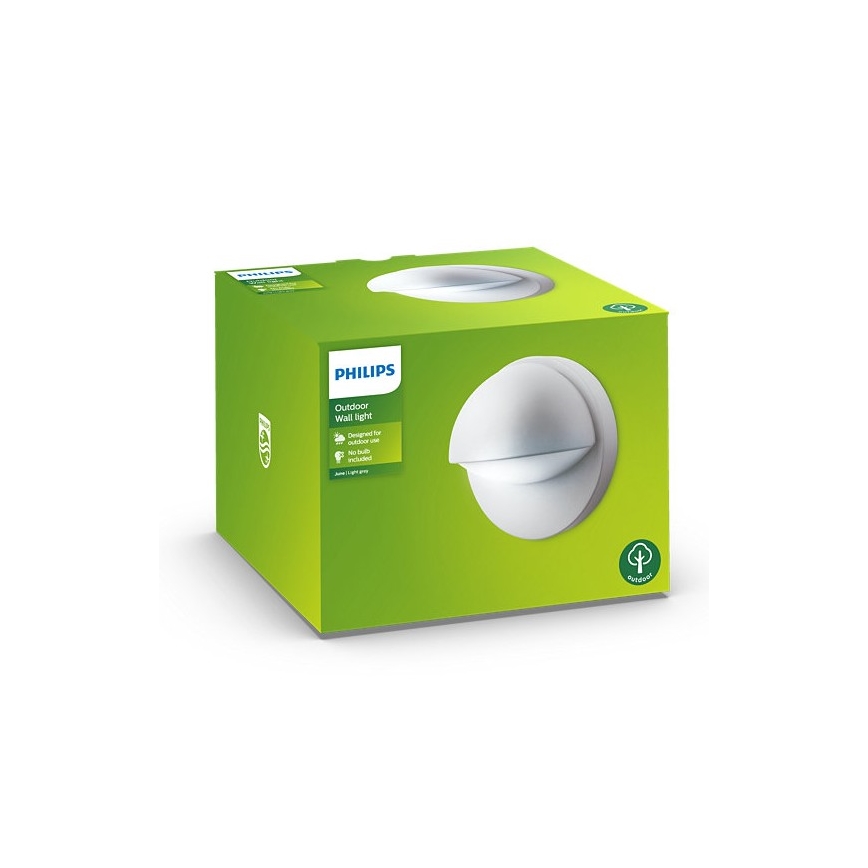 Philips - Spoljašnja zidna lampa JUNE 1xE27/12W/230V IP44
