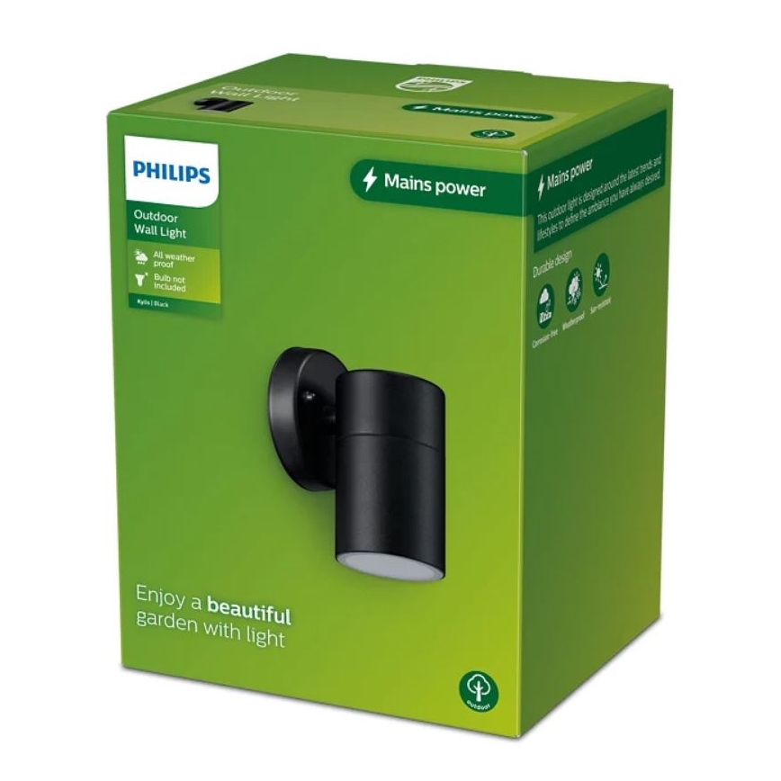 Philips - Spoljašnja zidna lampa KYLIS 1xGU10/25W/230V IP44