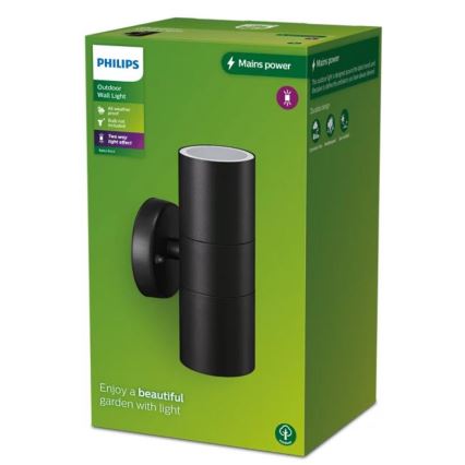 Philips - Spoljašnja zidna lampa KYLIS 2xGU10/25W/230V IP44