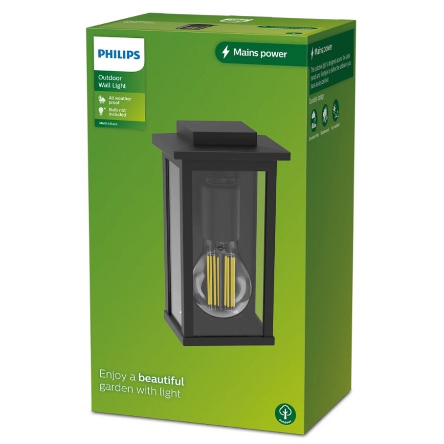 Philips - Spoljašnja zidna lampa MIRTH 1xE27/25W/230V IP44