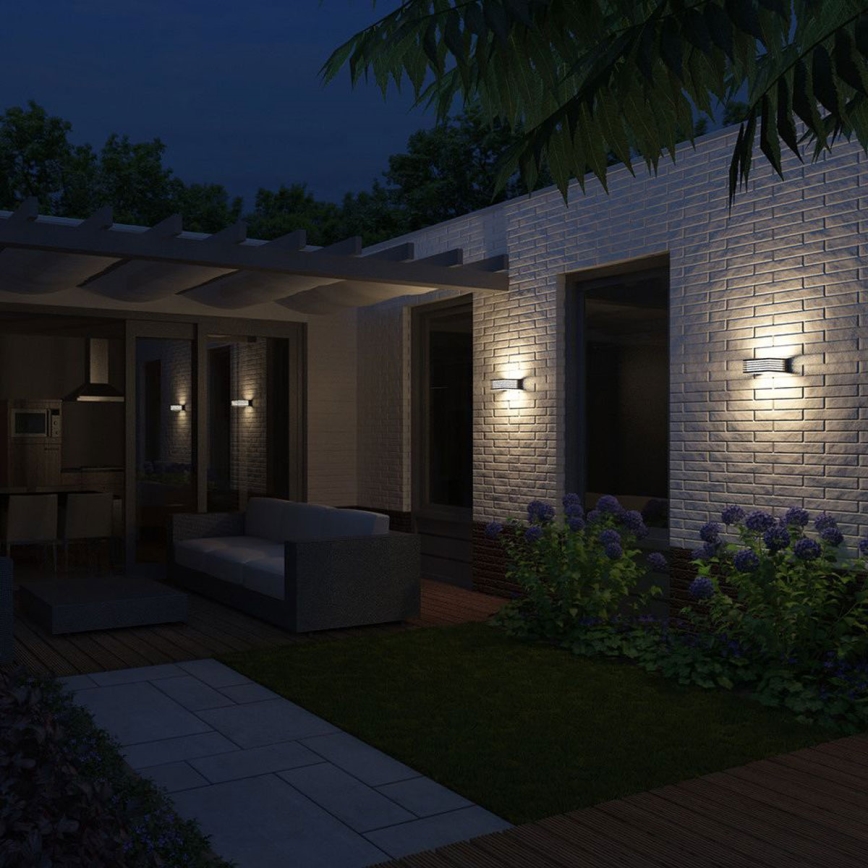 Philips - Spoljašnja zidna lampa 1xE27/15W/230V IP44 antracit