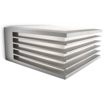 Philips - Spoljašnja zidna lampa SHADES 1xE27/15W/230V IP44 sivo