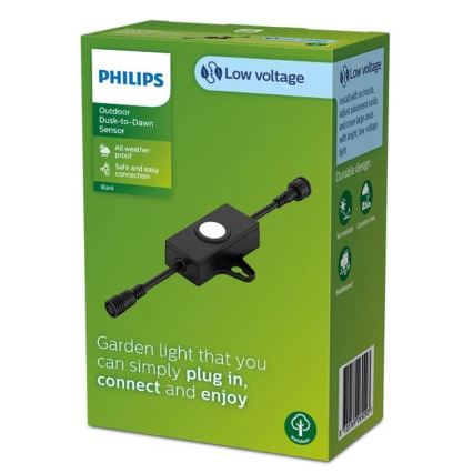 Philips - Spoljašnji senzor za dan/noć sa tajmerom GARDENLINK 24V IP67