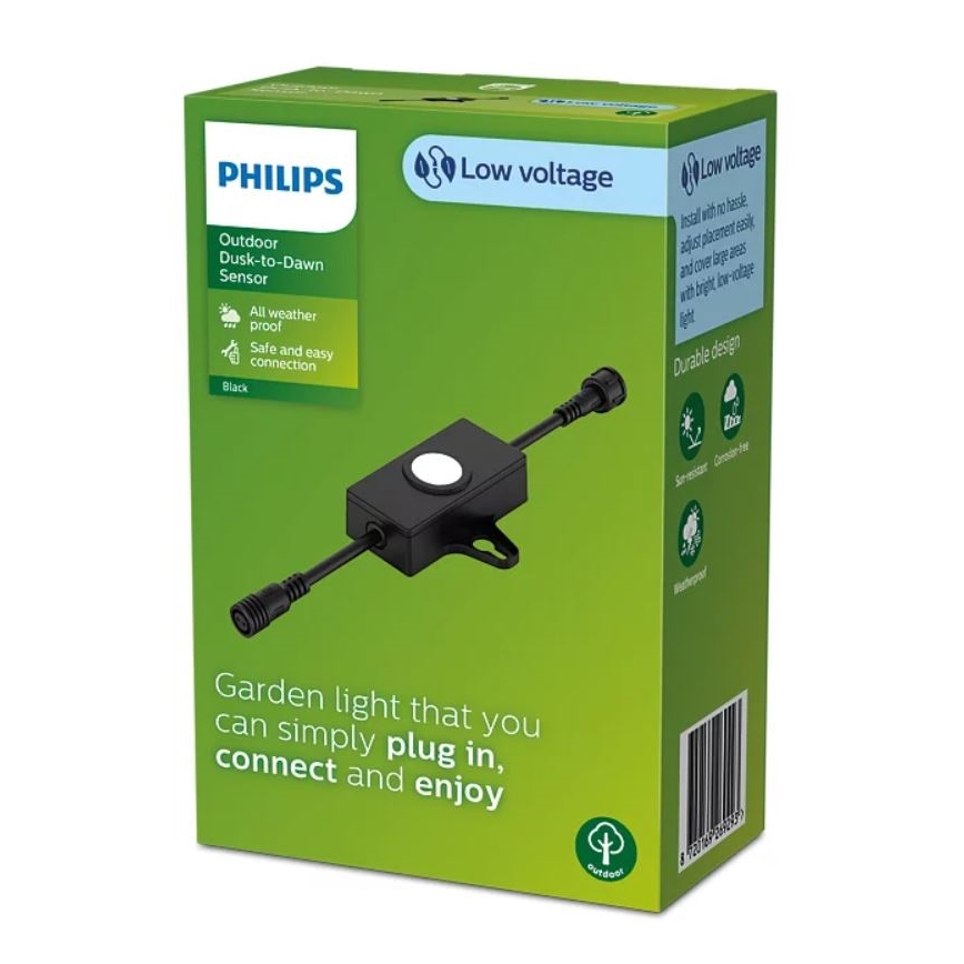 Philips - Spoljašnji senzor za dan/noć sa tajmerom GARDENLINK 24V IP67