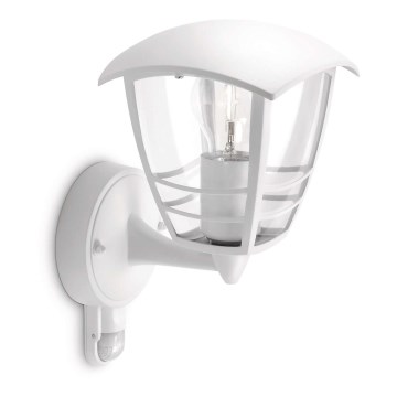 Philips - Spoljna zidna lampa sa senzorom 1xE27/60W IP44