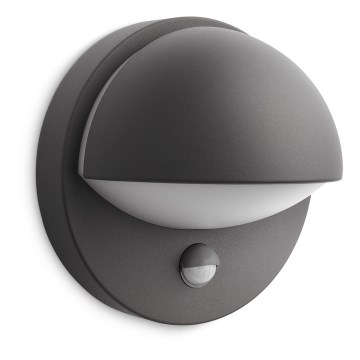 Philips - Spoljna zidna svetiljka JUNE sa senzorom 1xE27/12W/230V IP44