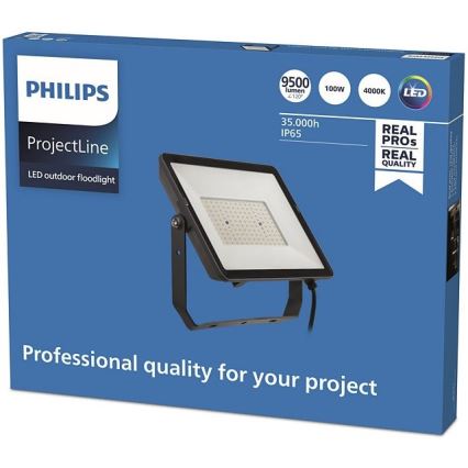 Philips - Spoljni LED reflektor PROJECTLINE LED/100W/230V IP65 4000K
