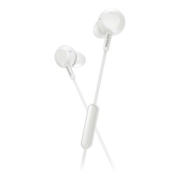 Philips TAE4105WT/00 - Slušalice sa mikrofonom, 3,5 mm JACK, bele