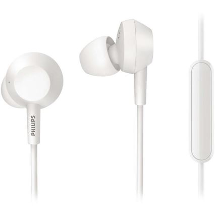 Philips TAE4105WT/00 - Slušalice sa mikrofonom, 3,5 mm JACK, bele