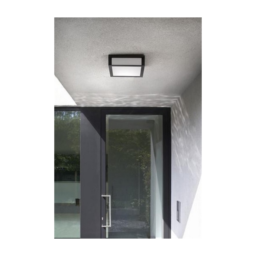 Philips - Vanjska plafonska svjetlijka SKIES 2xE27/14W/230V IP44 antracit