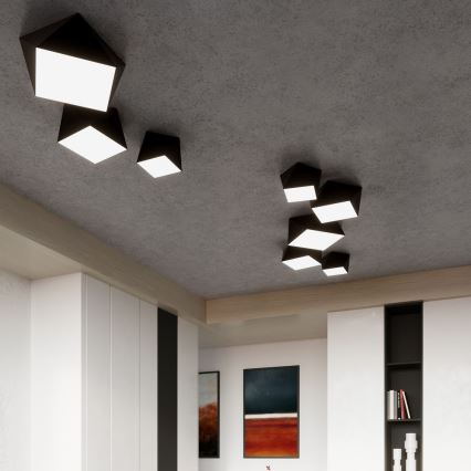 Plaf. Lampa HEXA 1×E27/60W/230V Black