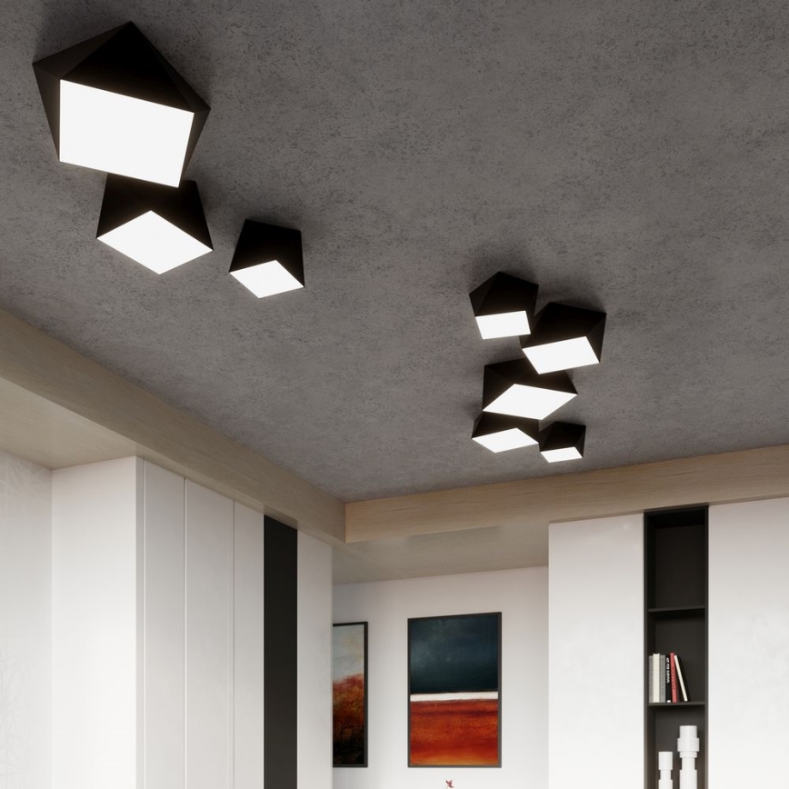 Plaf. Lampa HEXA 1×E27/60W/230V Black