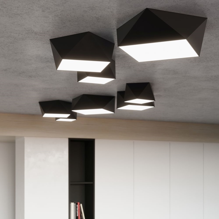 Plaf. Lampa HEXA 1×E27/60W/230V Black