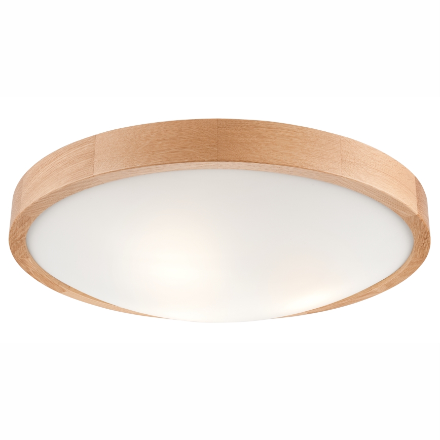 Plaf. Lampa OAK SLIM 3×E27/60W/230V Oak ø 47 cm
