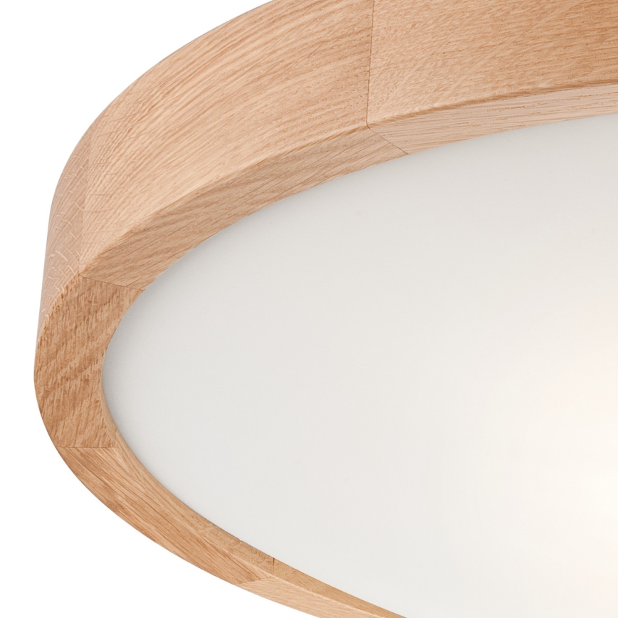 Plaf. Lampa OAK SLIM 3×E27/60W/230V Oak ø 47 cm