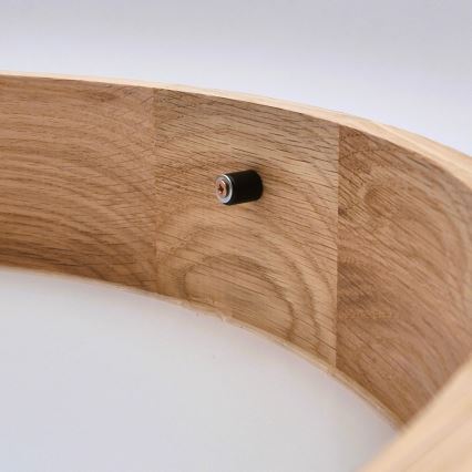 Plaf. Lampa OAK SLIM 3×E27/60W/230V Oak ø 47 cm