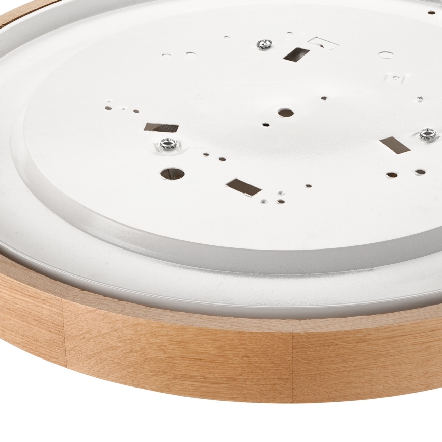 Plaf. Lampa OAK SLIM 3×E27/60W/230V Oak ø 47 cm