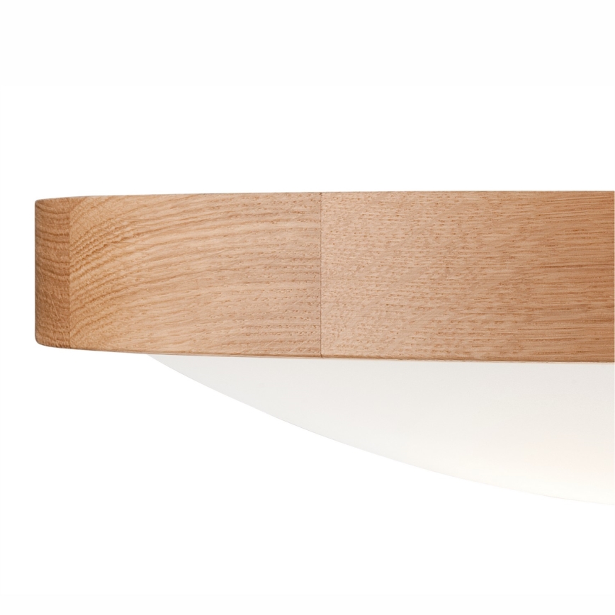 Plaf. Lampa OAK SLIM 3×E27/60W/230V Oak ø 47 cm