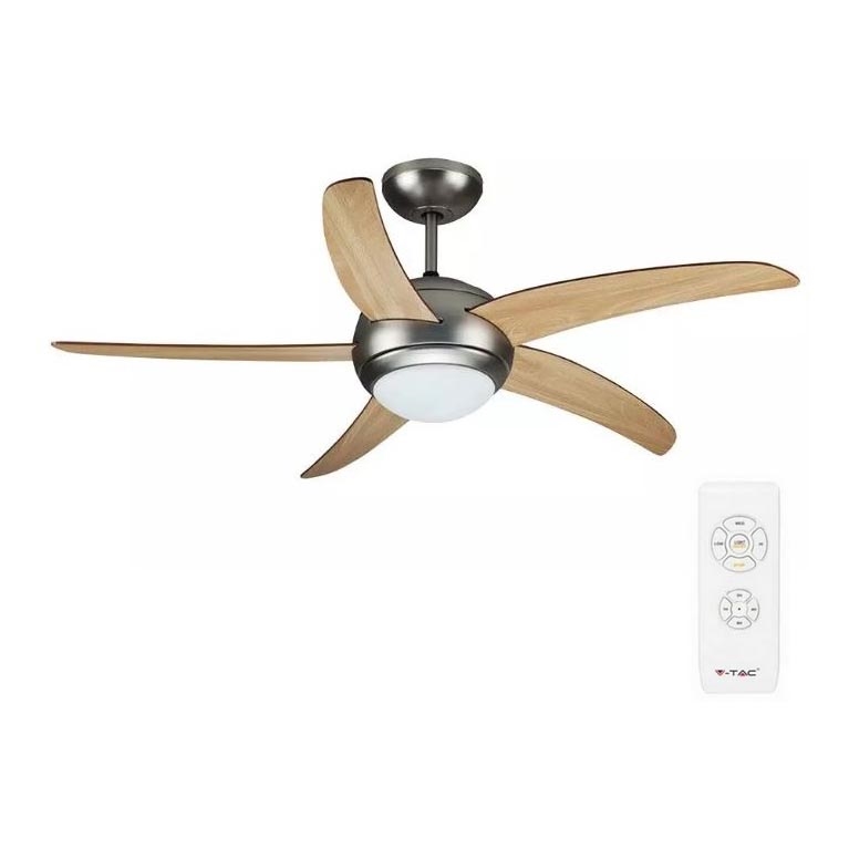 Plaf. vent. 2xE27/20W/230V pr. 132 cm + Daljinski upravljač