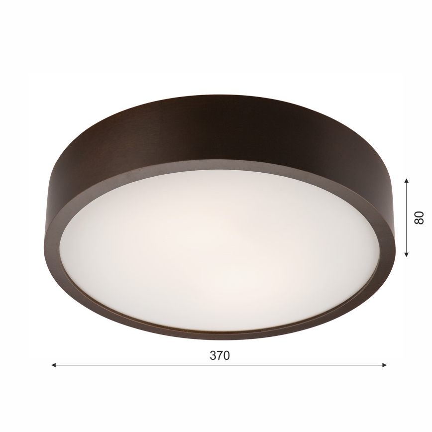Plafonjera 2xE27/60W/230V bor