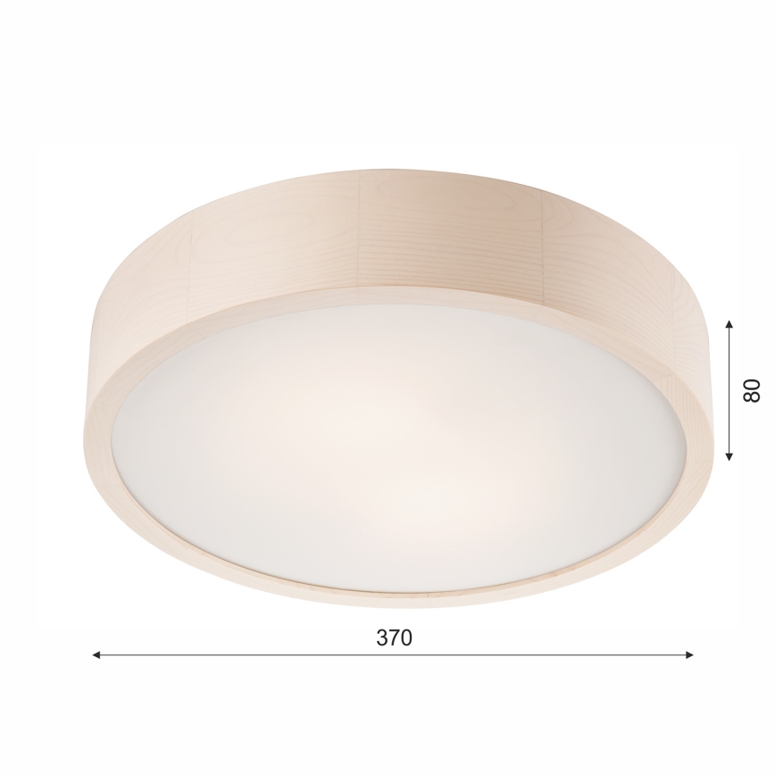 Plafonjera 2xE27/60W/230V bor