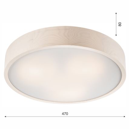 Plafonjera 3xE27/60W/230V bor