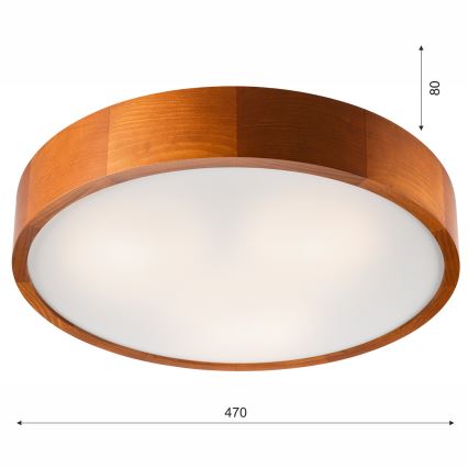 Plafonjera 3xE27/60W/230V bor