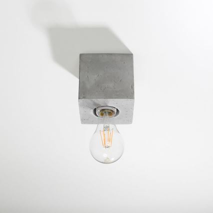 Plafonjera ABEL 1xE27/60W/230V beton