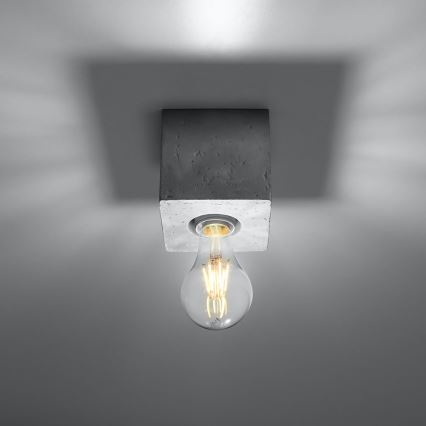 Plafonjera ABEL 1xE27/60W/230V beton