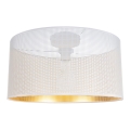 Plafonjera ALDO 1xE27/60W/230V pr. 40 cm bela