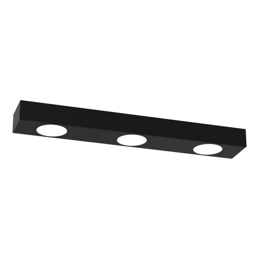 Plafonjera ALEXANDER 3xGX53/12W/230V crni