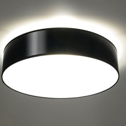 Plafonjera ARENA 4xE27/60W/230V crni