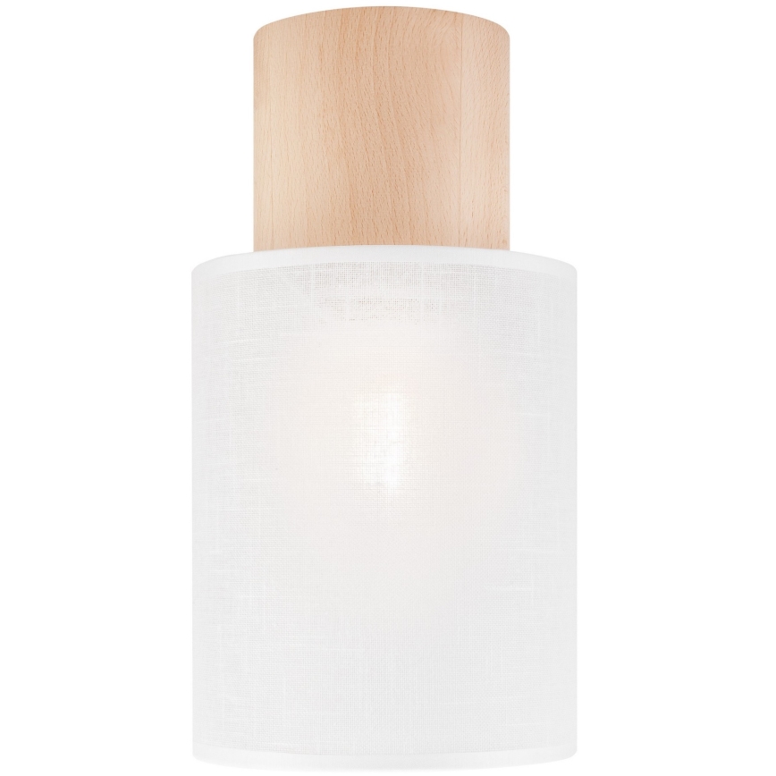 Plafonjera ARI 1xE27/60W/230V pr. 16 cm bela bukva