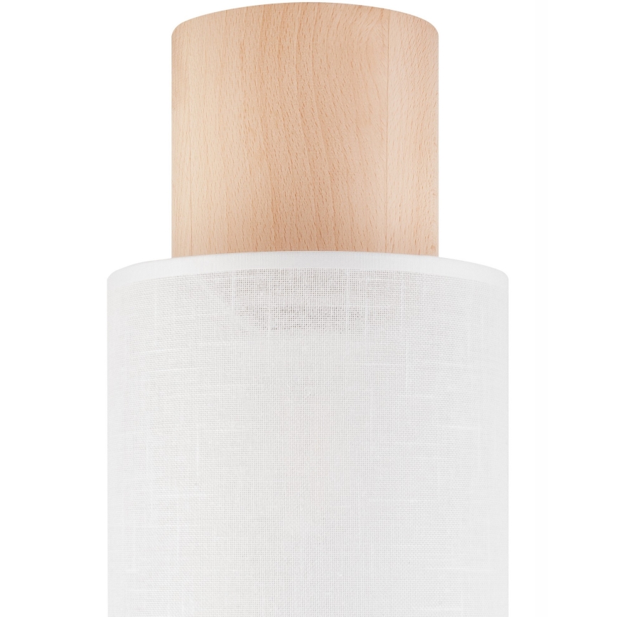 Plafonjera ARI 1xE27/60W/230V pr. 16 cm bela bukva