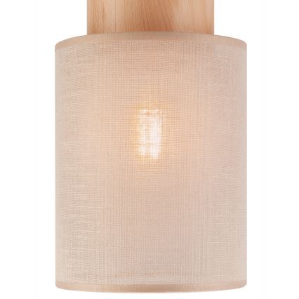 Plafonjera ARI 1xE27/60W/230V pr. 16 cm bež bukva