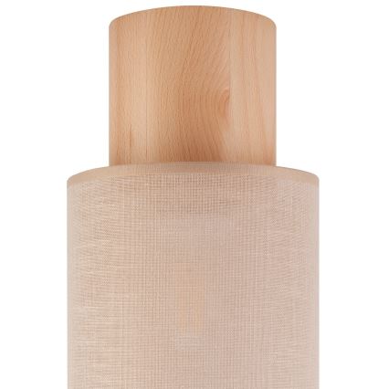Plafonjera ARI 1xE27/60W/230V pr. 16 cm bež bukva