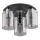 Plafonjera ATMAN 3xE27/60W/230V sjajni krom