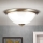 Plafonjera AUSTRIAN OLD LAMP 3xE27/60W/230V pr. 50 cm bronzana/bela