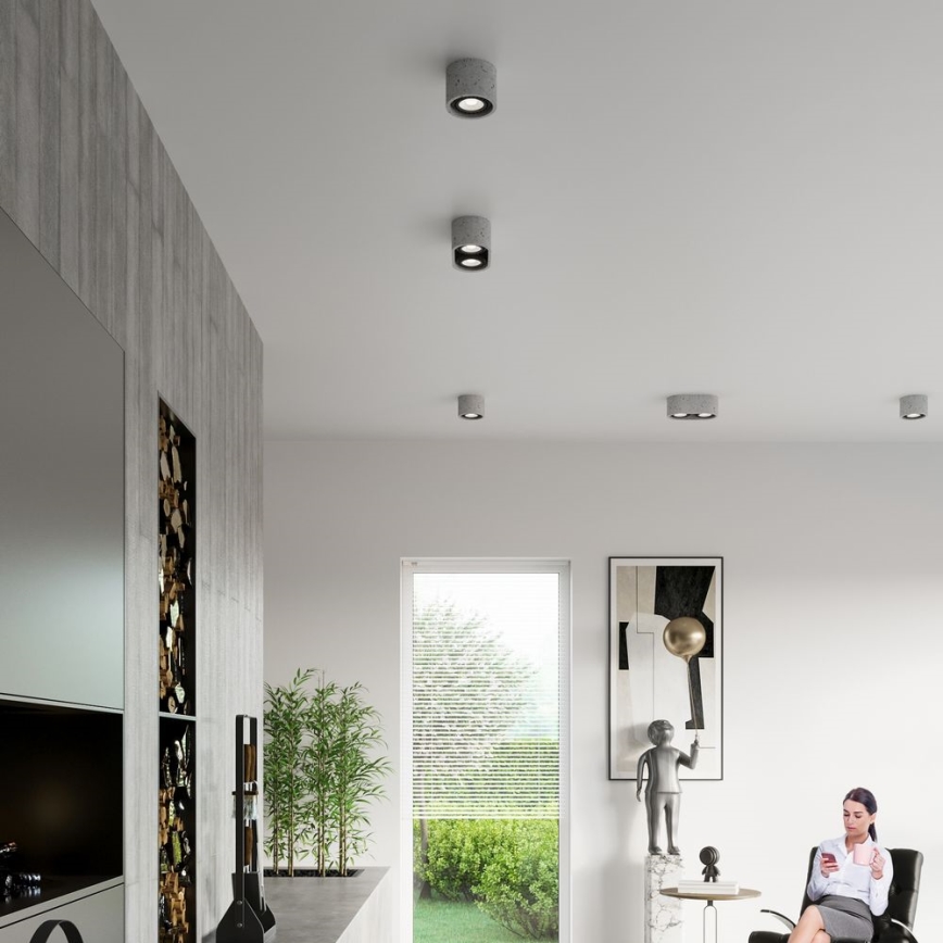 Plafonjera BASIC AR111 1xGU10/40W/230V beton