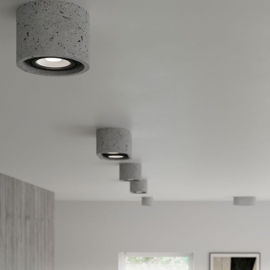 Plafonjera BASIC AR111 1xGU10/40W/230V beton