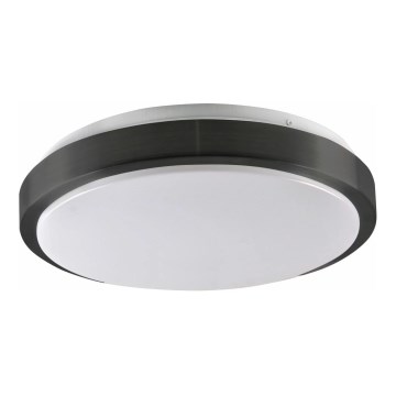 Plafonjera BENEDYKT 2xE27/20W/230V pr. 33 cm crni