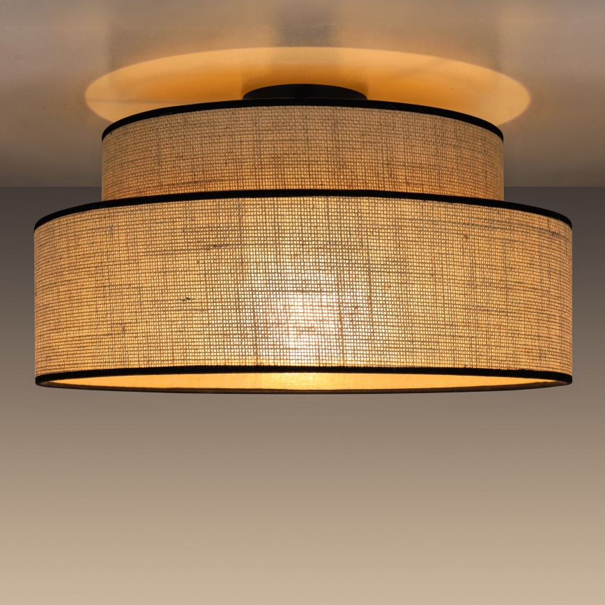 Plafonjera BOHO 1xE27/60W/230V bež