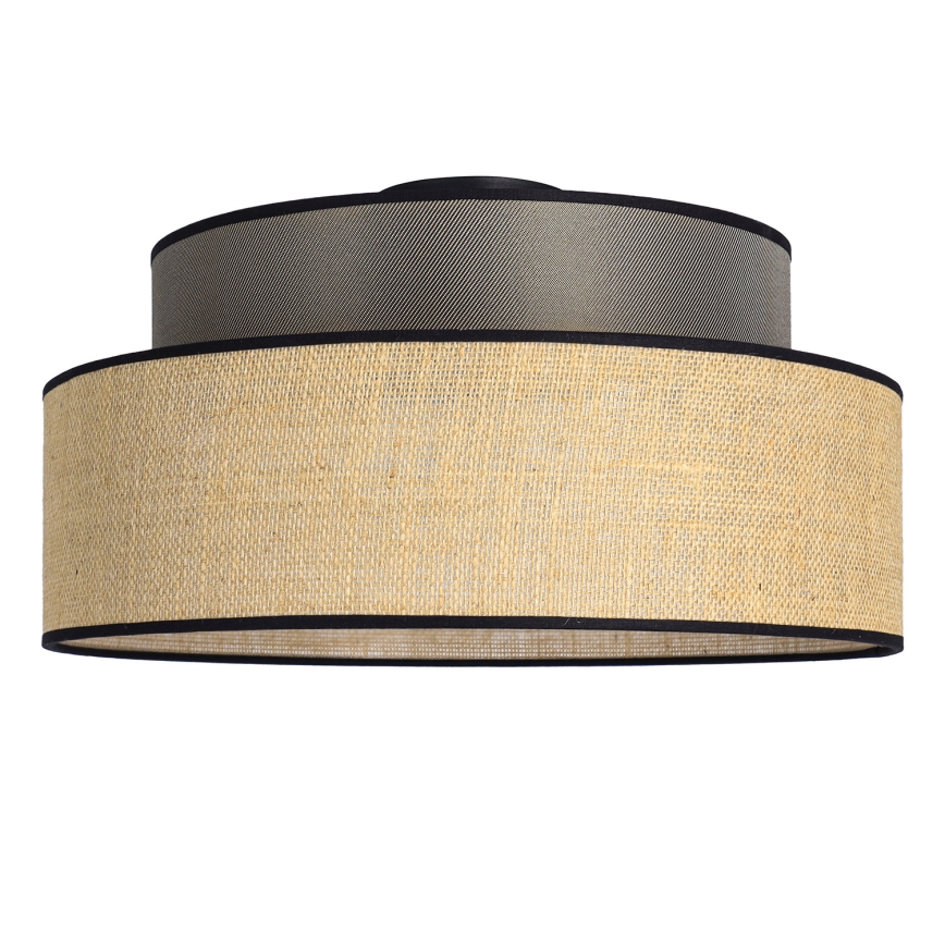 Plafonjera BOHO 1xE27/60W/230V braon/bež