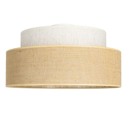 Plafonjera BOHO 1xE27/60W/230V krem/bež